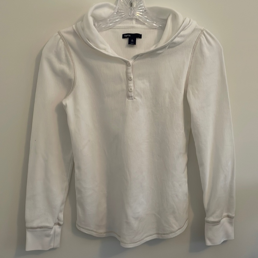 GapKids Hooded Long-Sleeve Pullover
